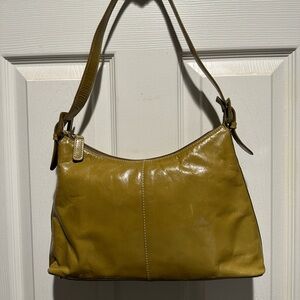 Kate Landry Olive Leather Shoulder Bag